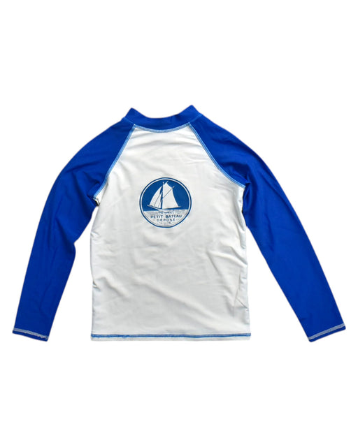 A Blue Rash Guards from Petit Bateau in size 8Y for neutral. (Front View)