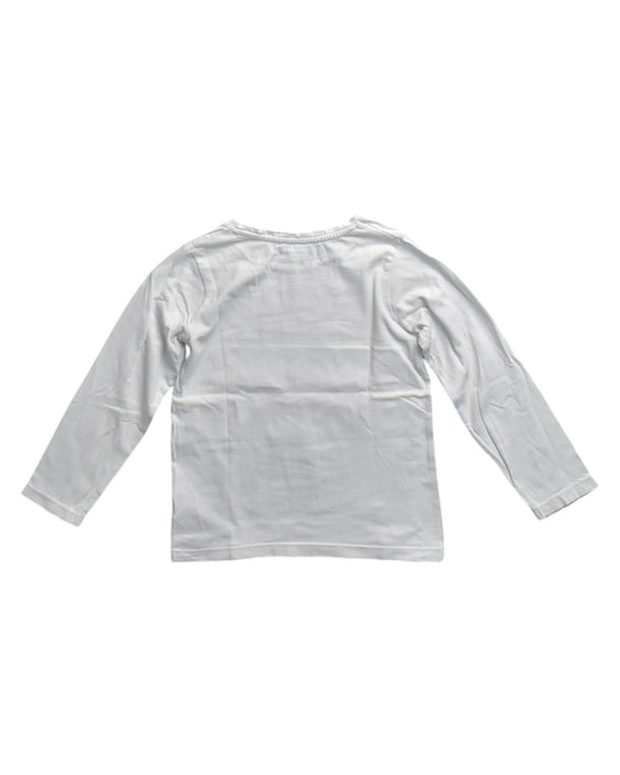 A White Long Sleeve T Shirts from Jacadi in size 6T for neutral. (Back View)