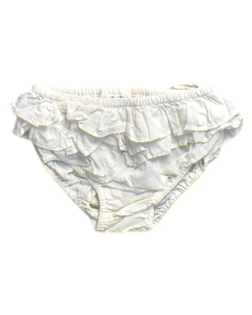 A White Bloomers from The Little White Company in size 12-18M for girl. (Front View)