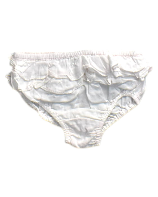 A White Bloomers from The Little White Company in size 12-18M for girl. (Front View)