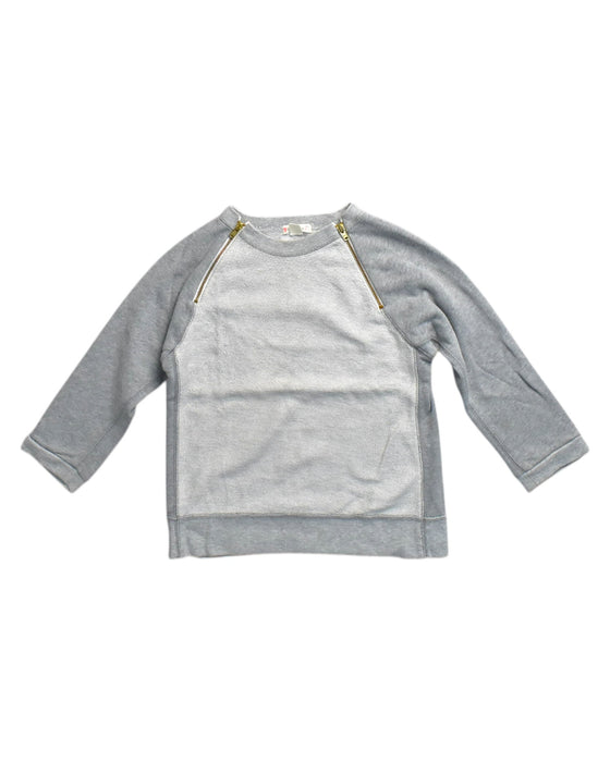 A Grey Crewneck Sweatshirts from Crewcuts in size 7Y for neutral. (Front View)