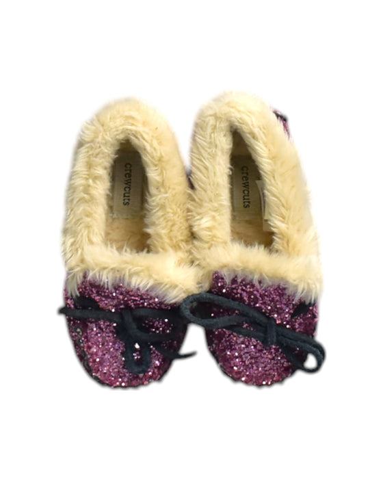 A Pink Loafers & Moccasins from Crewcuts in size 8Y for girl. (Back View)