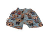 A Blue Shorts from Hux in size 6-12M for boy. (Back View)