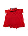 A Red Short Sleeve Rompers from Raph and Remy in size 6-12M for boy. (Front View)