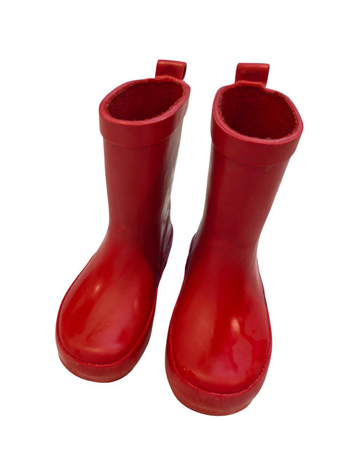 A Red Rain Boots from Retykle in size 18-24M for neutral. (Front View)