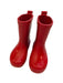 A Red Rain Boots from Retykle in size 18-24M for neutral. (Front View)