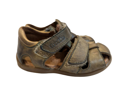 A Brown Sandals from Froddo in size 12-18M for boy. (Front View)