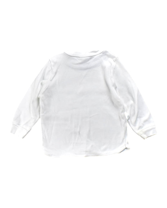 A White Long Sleeve Tops from Petit Bateau in size 6-12M for boy. (Back View)