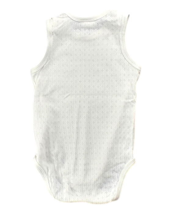 A Ivory Sleeveless Bodysuits from Nature Baby in size 6-12M for neutral. (Back View)