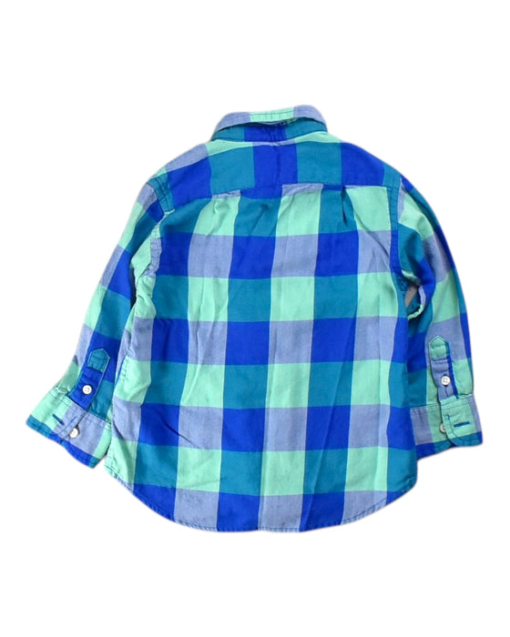 A Blue Long Sleeve Shirts from Crewcuts in size 2T for boy. (Back View)