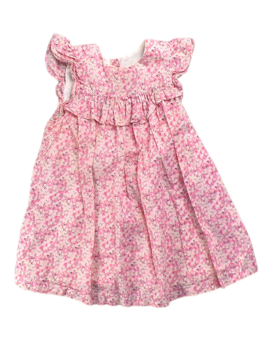 A Pink Sleeveless Dresses from Lily Rose in size 3T for girl. (Front View)