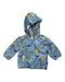 A Multicolour Rain Jackets from Petit Bateau in size 12-18M for boy. (Front View)