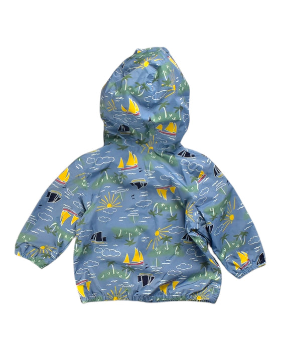 A Multicolour Rain Jackets from Petit Bateau in size 12-18M for boy. (Back View)