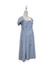 A Blue Short Sleeve Dresses from Jump Eat Cry in size XS for maternity. (Back View)