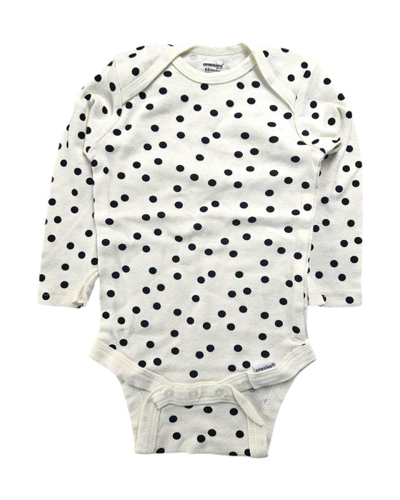 A Beige Long Sleeve Bodysuits from Retykle in size 6-12M for neutral. (Back View)