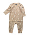 A Beige Long Sleeve Rompers from Minene in size 6-12M for neutral. (Back View)