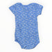 A Blue Short Sleeve Bodysuits from Petit Bateau in size 6-12M for boy. (Back View)