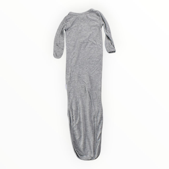 A Grey Nightgowns from Raph and Remy in size 0-3M for neutral. (Back View)