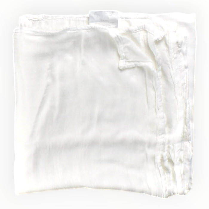 A White Swaddles from Raph and Remy in size Newborn for neutral. (Front View)