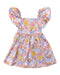 A Pink Short Sleeve Dresses from Gingersnaps in size 6T for girl. (Front View)