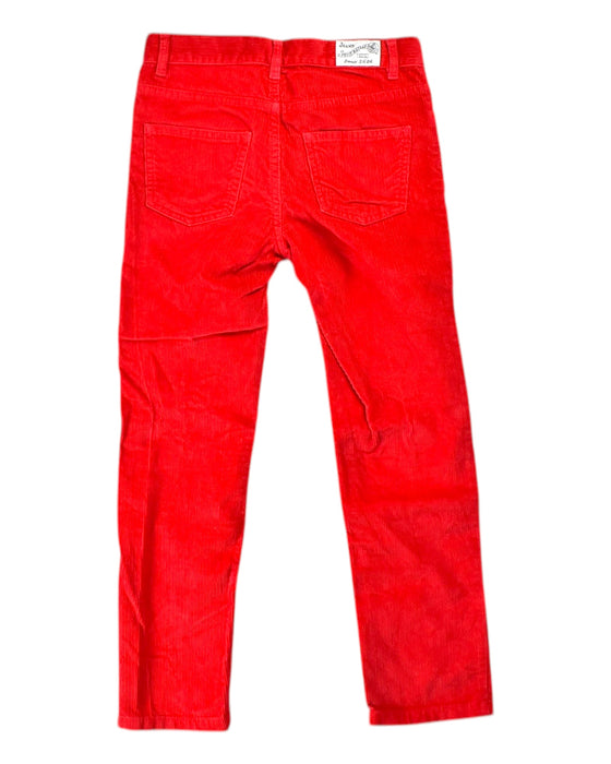 A Red Jeans from Petit Bateau in size 8Y for boy. (Back View)