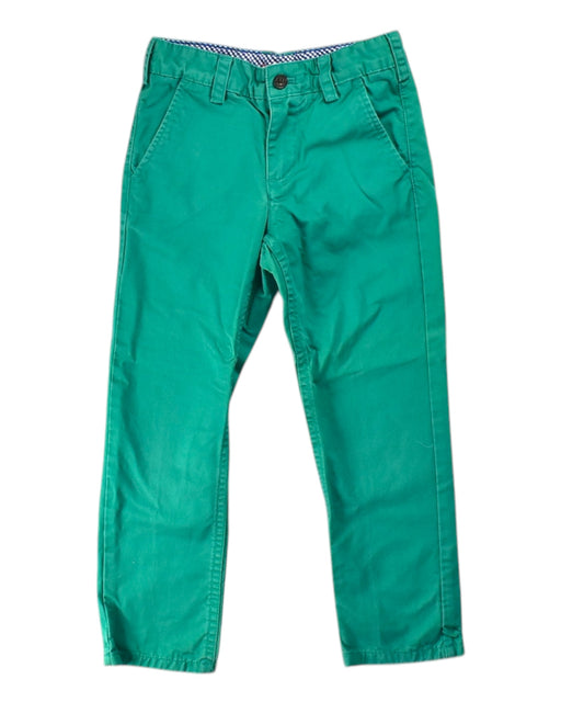 A Green Casual Pants from Jacadi in size 6T for boy. (Front View)