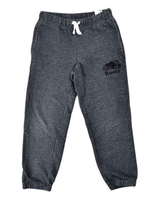 A Grey Sweatpants from Roots in size 7Y for boy. (Front View)