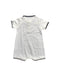 A White Short Sleeve Rompers from Petit Bateau in size 2T for neutral. (Back View)