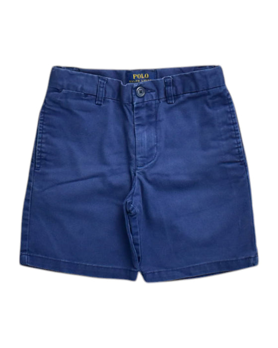 A Navy Shorts from Polo Ralph Lauren in size 5T for boy. (Front View)