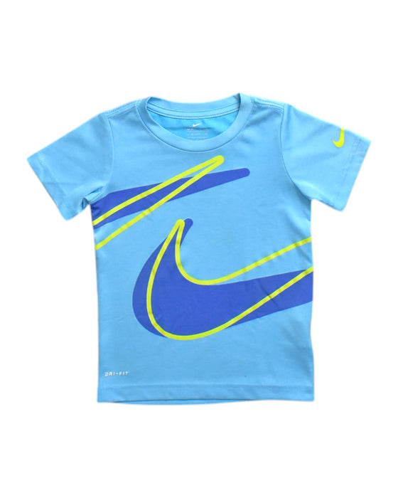 A Blue Short Sleeve T Shirts from Nike in size 4T for neutral. (Front View)