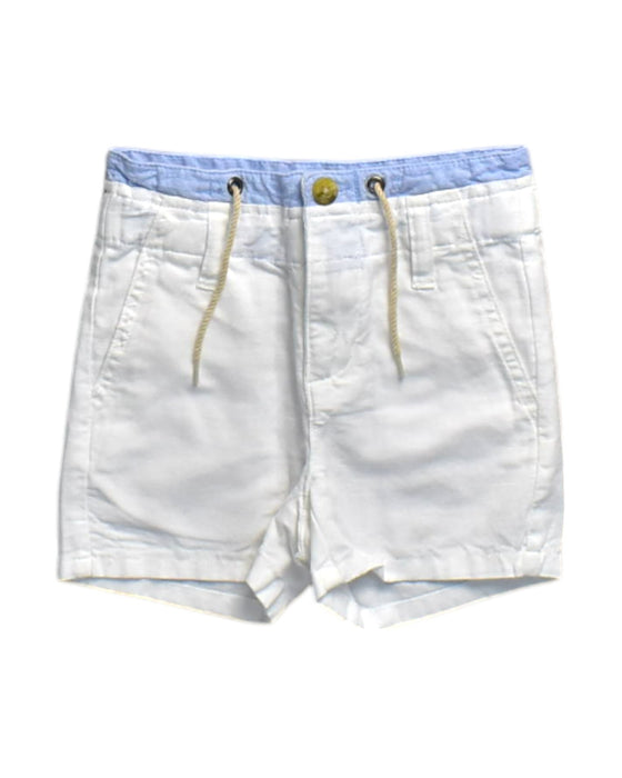 A White Shorts from Janie & Jack in size 12-18M for boy. (Front View)