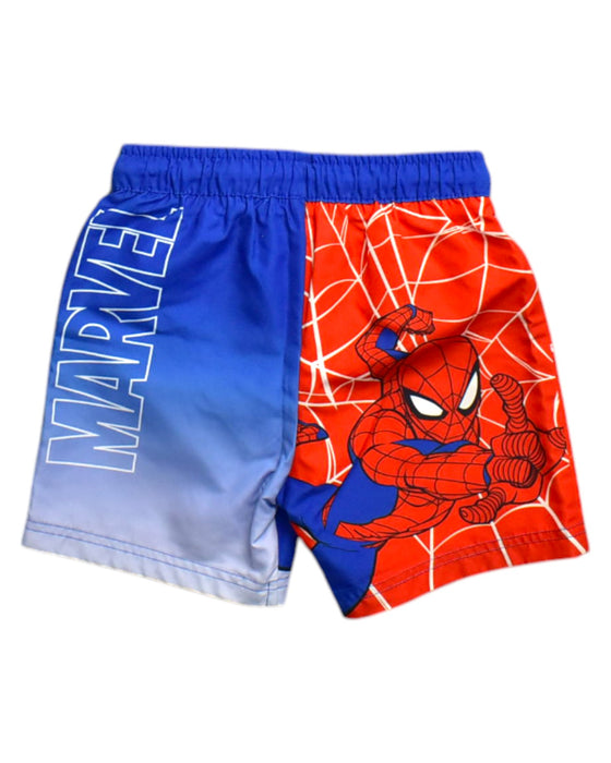 A Multicolour Swim Shorts from Marvel in size 6T for boy. (Back View)