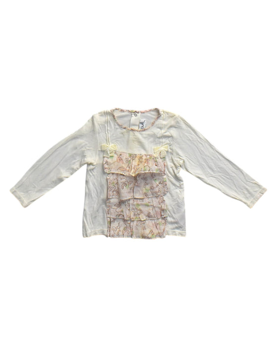 A White Long Sleeve Tops from Dior in size 12-18M for girl. (Front View)