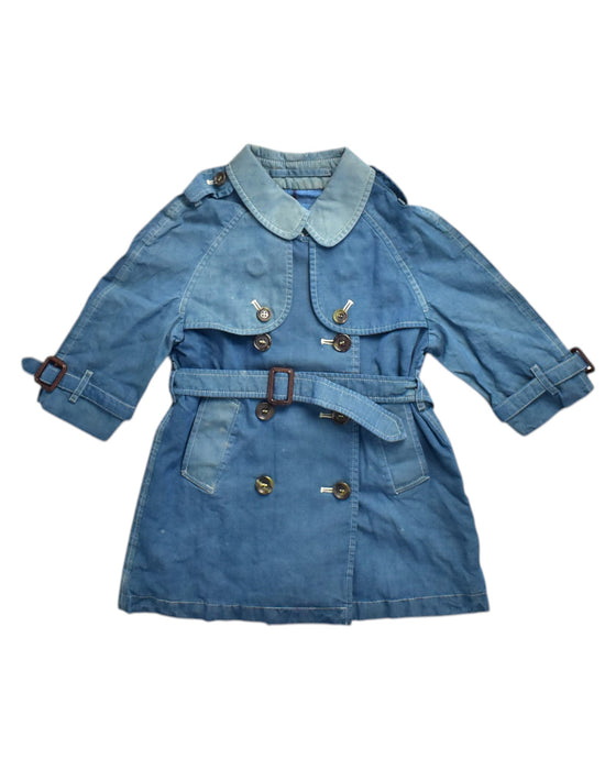 A Blue Coats from Burberry in size 18-24M for neutral. (Front View)