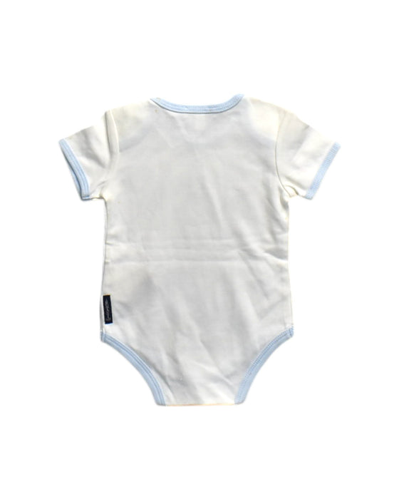 A White Short Sleeve Bodysuits from Armani Baby in size 3-6M for neutral. (Back View)