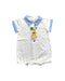 A White Short Sleeve Rompers from Moschino in size 6-12M for neutral. (Front View)