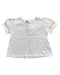 A White Short Sleeve Tops from Burberry in size 12-18M for girl. (Front View)