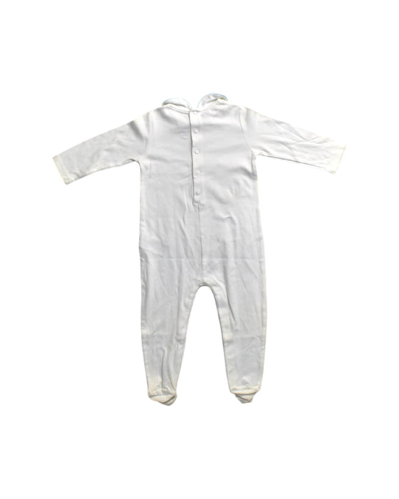 A White Onesies from Gucci in size 12-18M for neutral. (Back View)