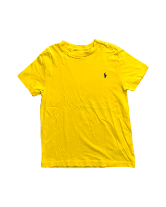 A Yellow Short Sleeve T Shirts from Polo Ralph Lauren in size 5T for neutral. (Front View)