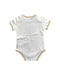 A White Short Sleeve Bodysuits from Armani Baby in size 3-6M for neutral. (Back View)