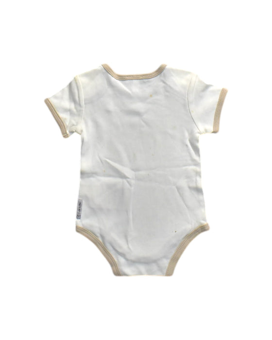 A White Short Sleeve Bodysuits from Armani Baby in size 3-6M for neutral. (Back View)