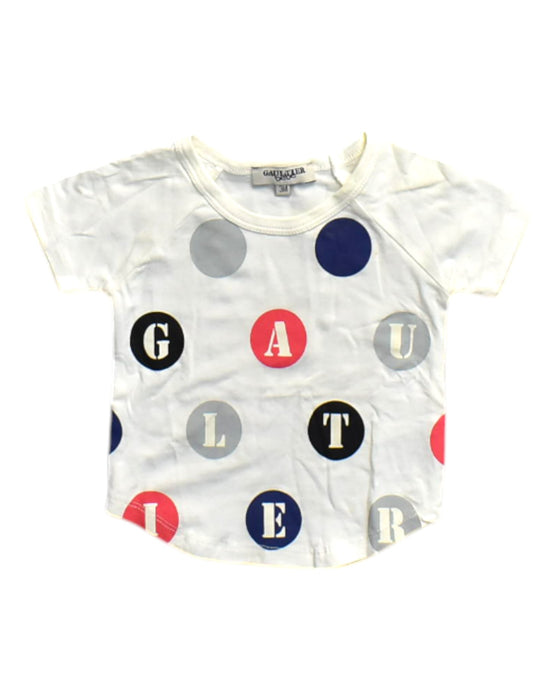 A Multicolour Short Sleeve T Shirts from Gaultier Bebe in size 0-3M for neutral. (Front View)