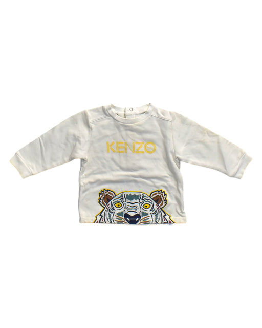 A White Long Sleeve T Shirts from Kenzo in size 6-12M for neutral. (Front View)