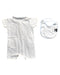 A White Short Sleeve Rompers from Fendi x Simonetta in size 3-6M for neutral. (Back View)