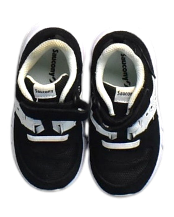 A Black Sneakers from Saucony in size 3T for neutral. (Back View)