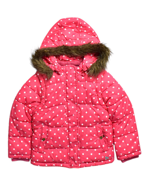 A Pink Puffer/Quilted Coats & Outerwear from Boden in size 5T for girl. (Front View)