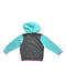 A Blue Zippered Sweatshirts from The North Face in size 18-24M for girl. (Back View)