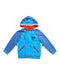 A Blue Hooded Sweatshirts from Quiksilver in size 6T for boy. (Front View)