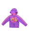 A Purple Zippered Sweatshirts from Adidas in size 5T for girl. (Front View)