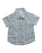 A Blue Short Sleeve Shirts from OshKosh B'gosh in size 6-12M for boy. (Front View)